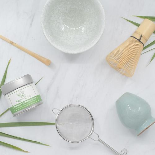 heymatcha Ceremonial matcha set with organic premium matcha